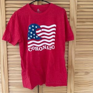 URT Coronado Red White Blue Short Sleeve Tee - American Flag